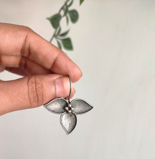 Leaf Drop Small Size Hook Earrings