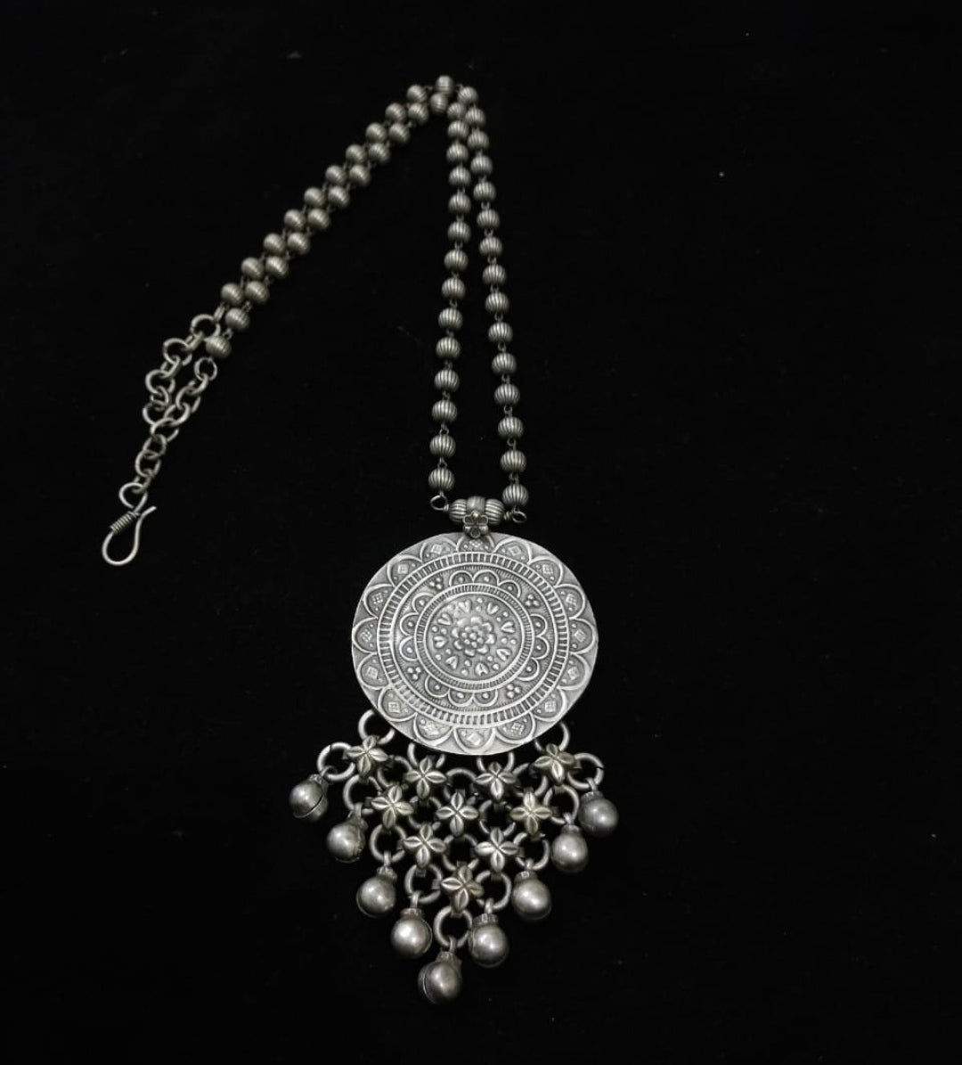 Mohini Brass Pendant Necklace