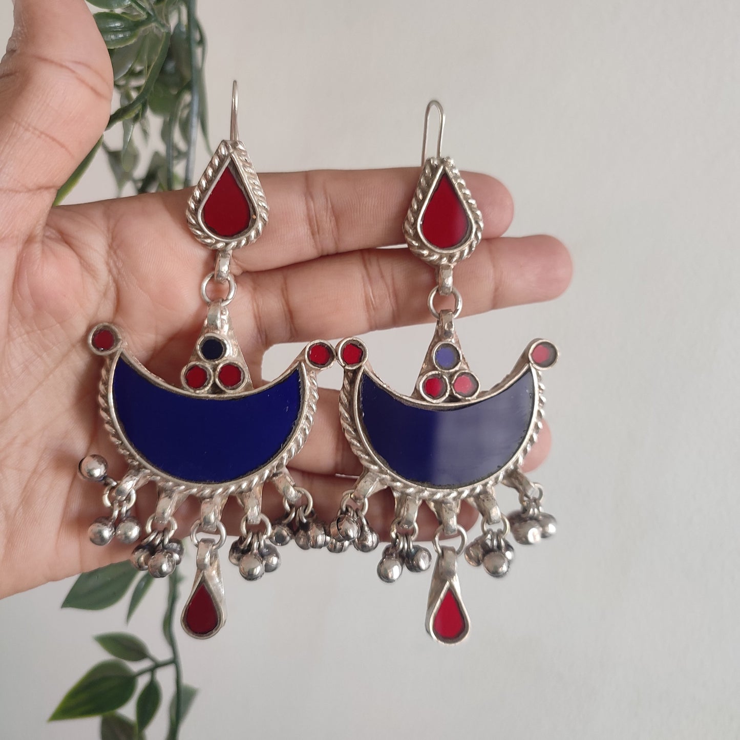 Muhima Glass Earrings Heavy