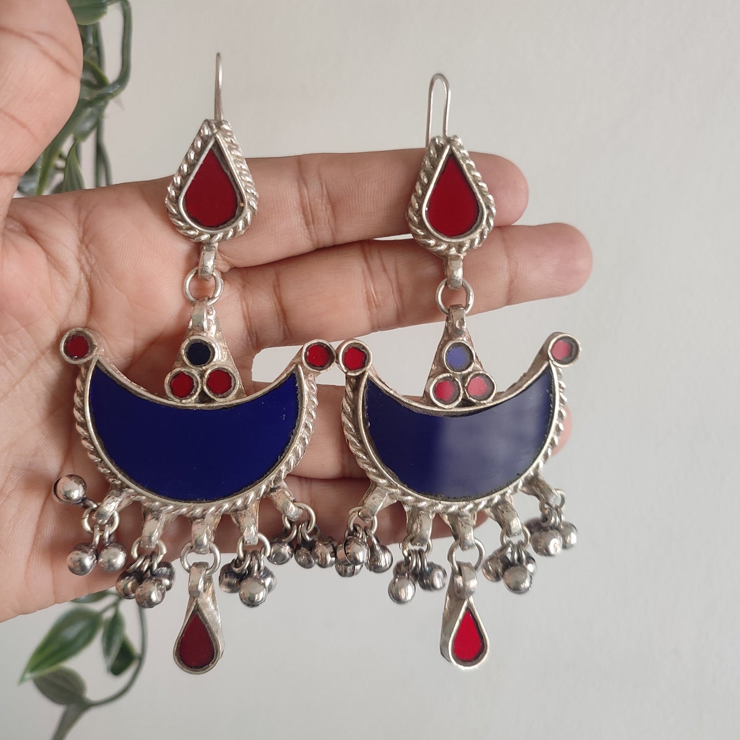 Muhima Glass Earrings Heavy