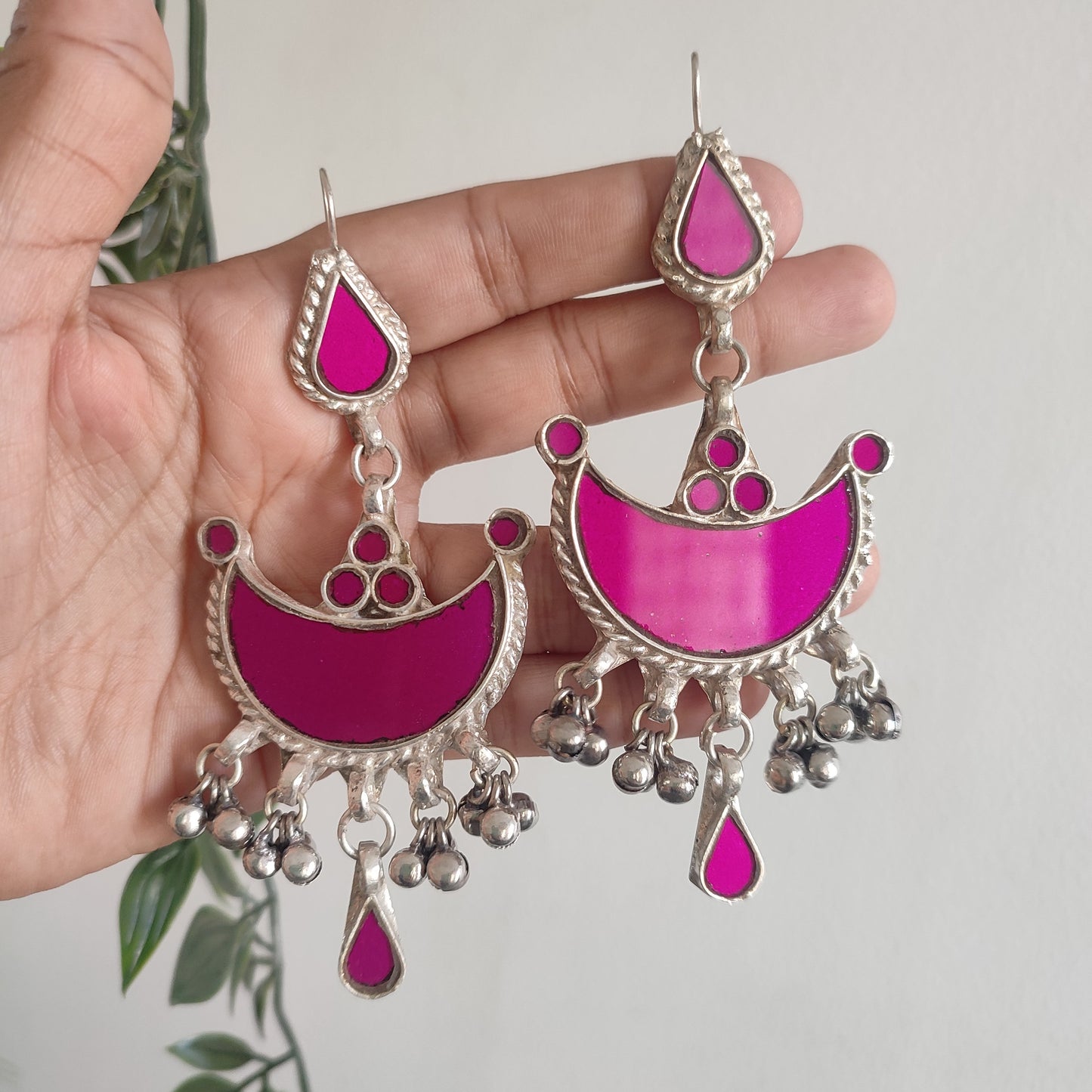 Muhima Glass Earrings Heavy