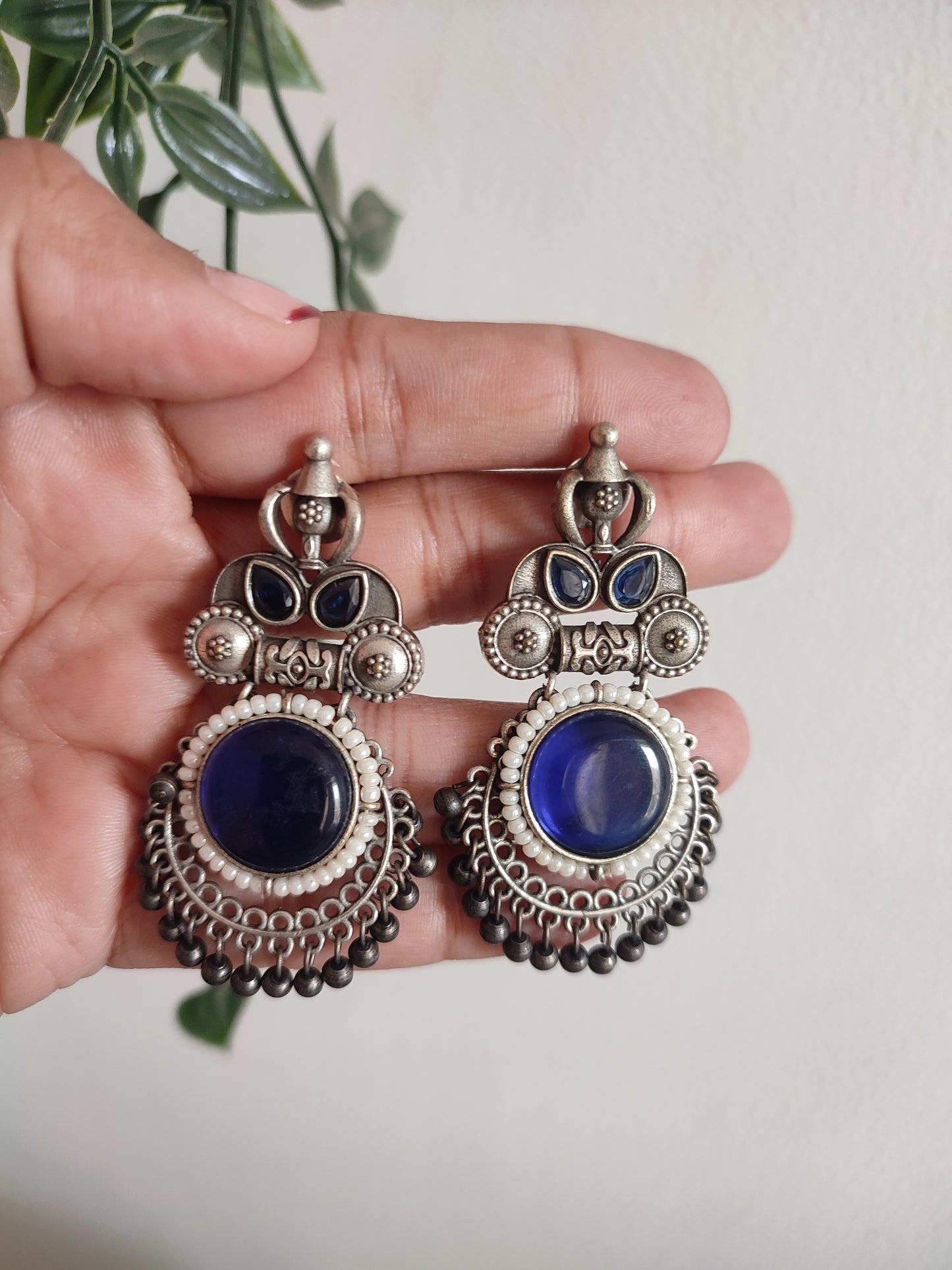 Anushree Stone and Brass Lightweight Earrings