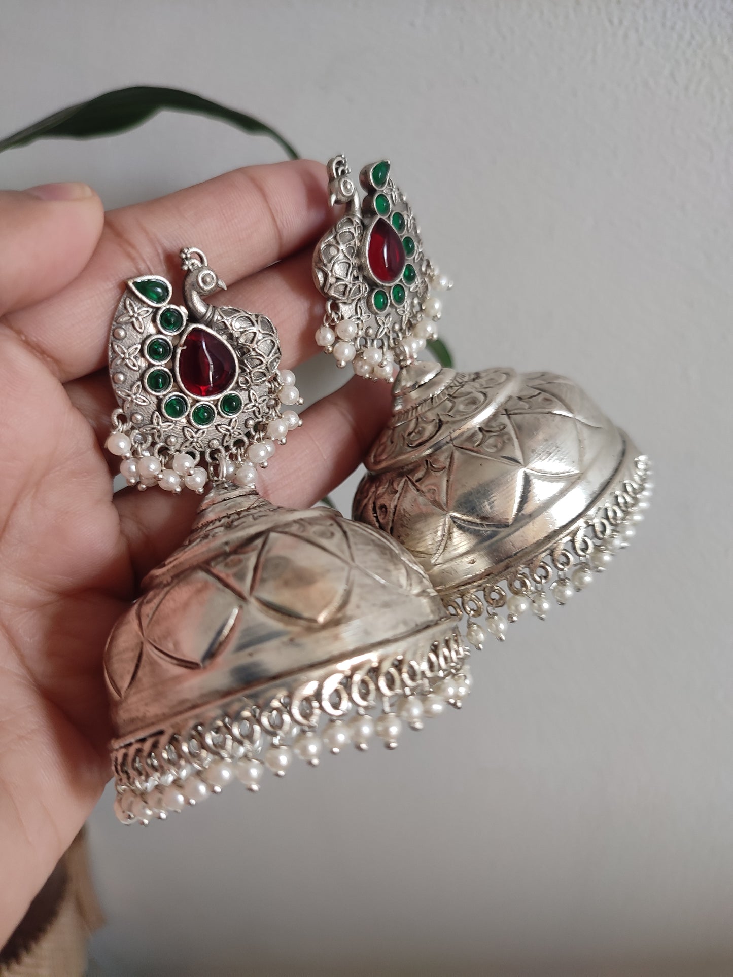 Kaya Big Brass Jhumka