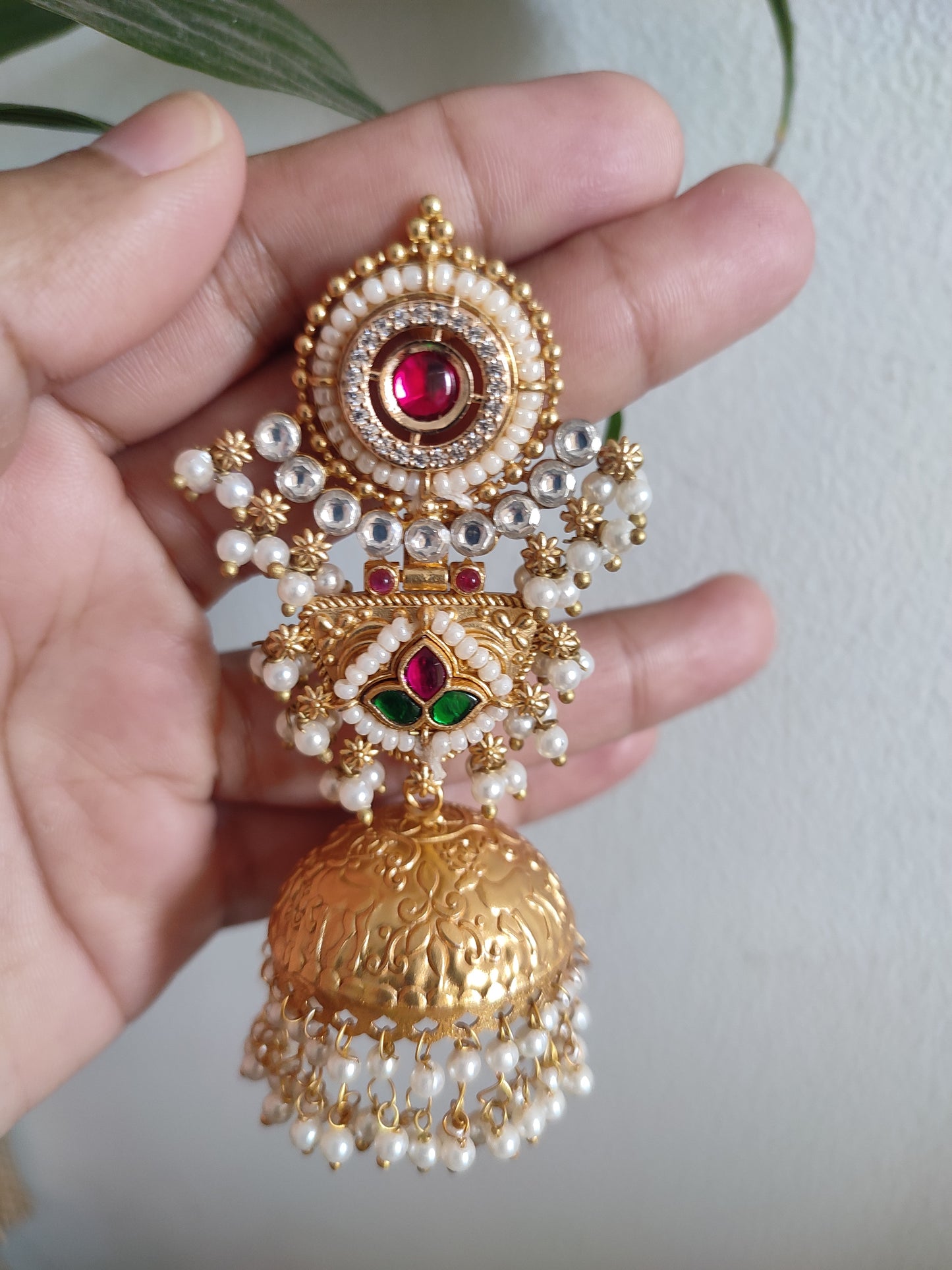 Samana Premium Gold Jhumki