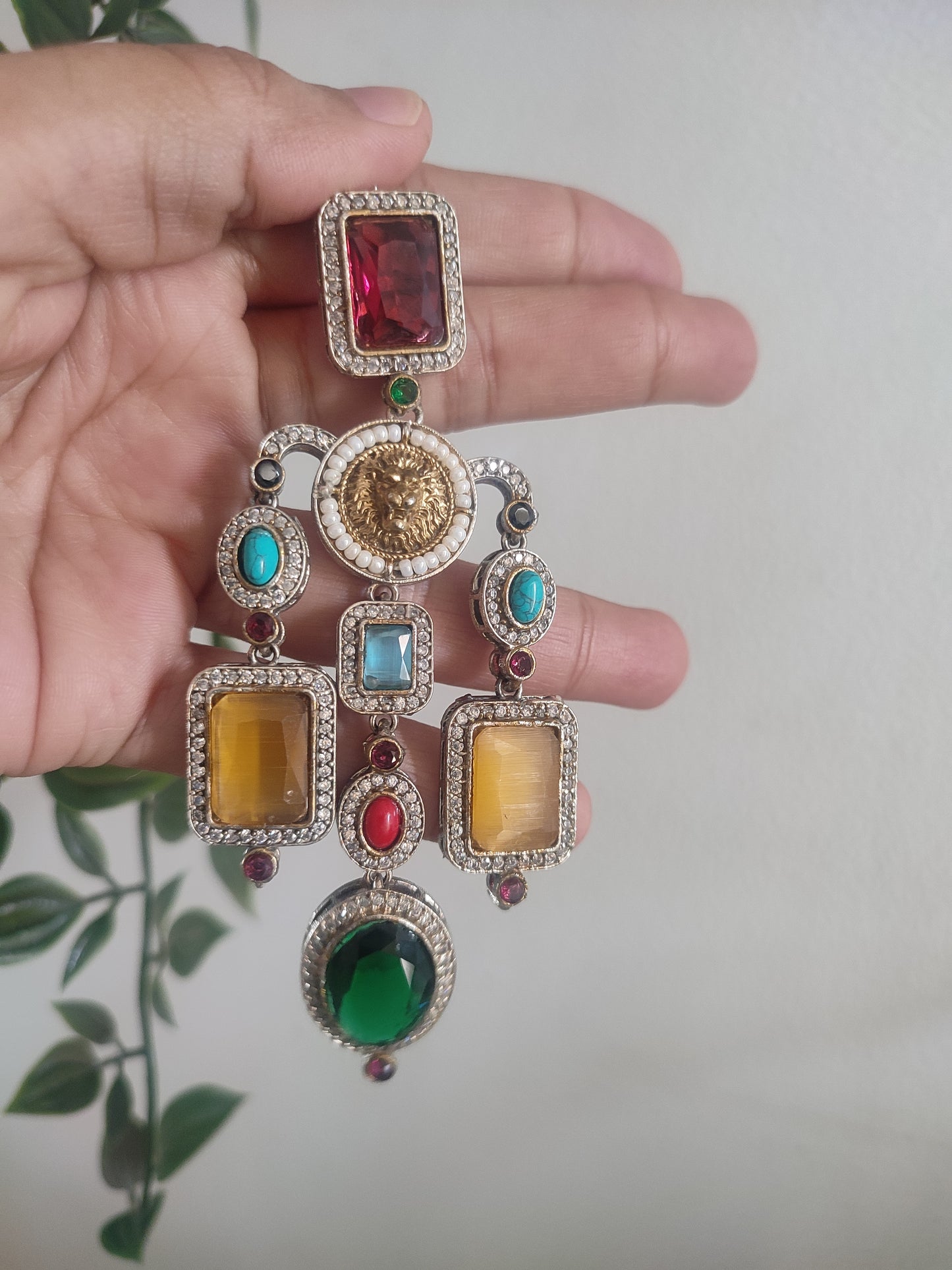 Imperial Designer Stone Earrings