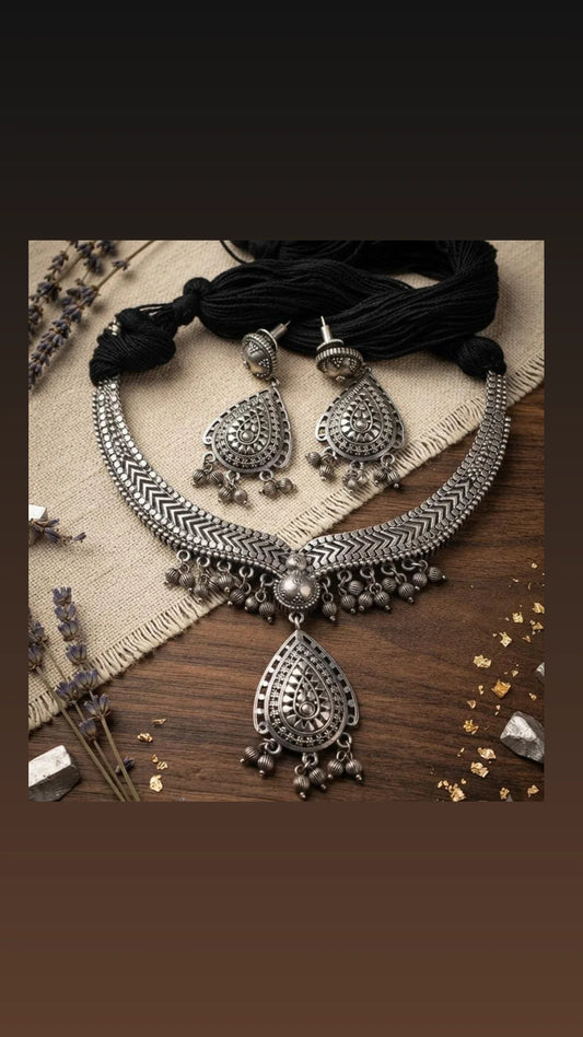 Shanaya Brass Designer Necklace Set