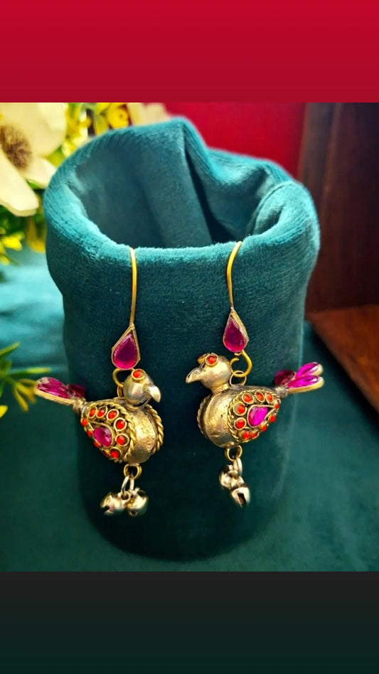 Chidiya Afghani lightweight hook Earrigs