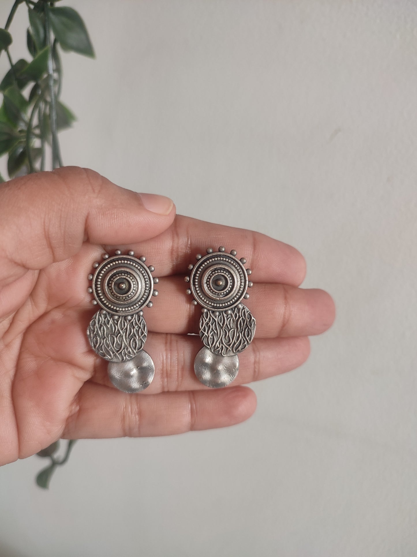 Sunaina Brass Small Earrings