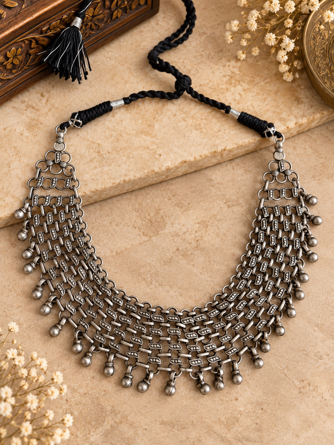 Amulya Brass Necklace