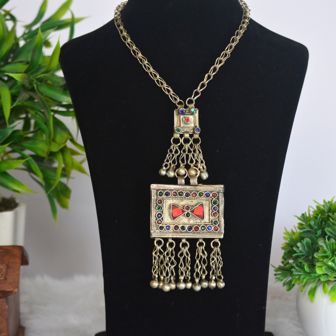 Mehtab Afghani Pendant Necklace Extendable