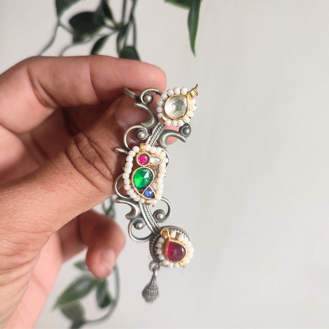 Nirali Designer Brass Small Earcuffs