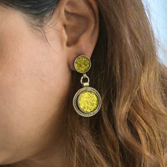 Namar Afghani Lightweight Stud Earrings