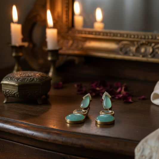 Jigya Lightweight Moissanite Earrings