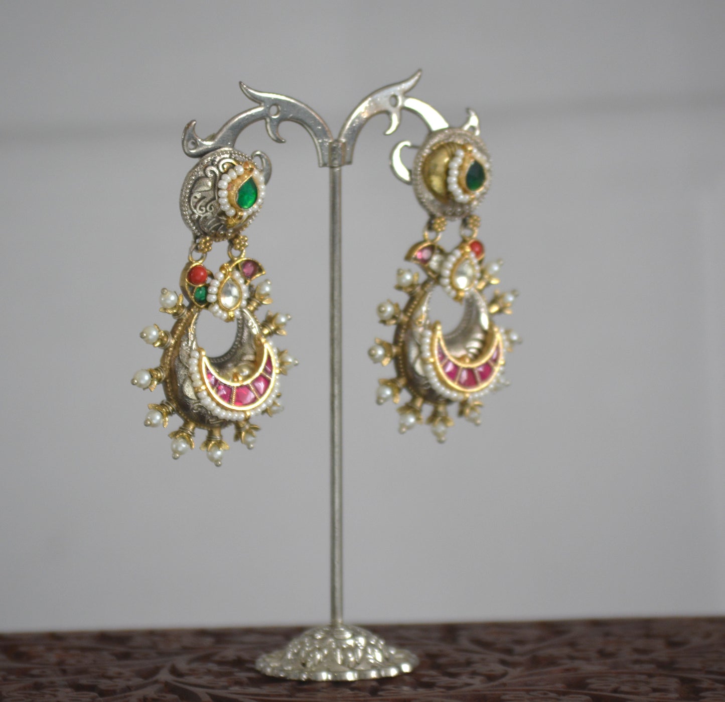 Pachi Kundan Earrings -Sonia