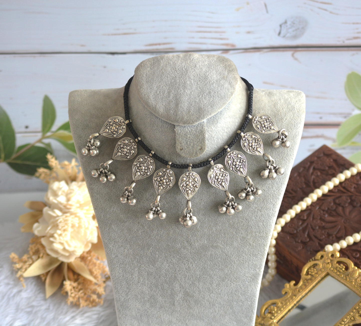 Upasana Sleek Brass Necklace
