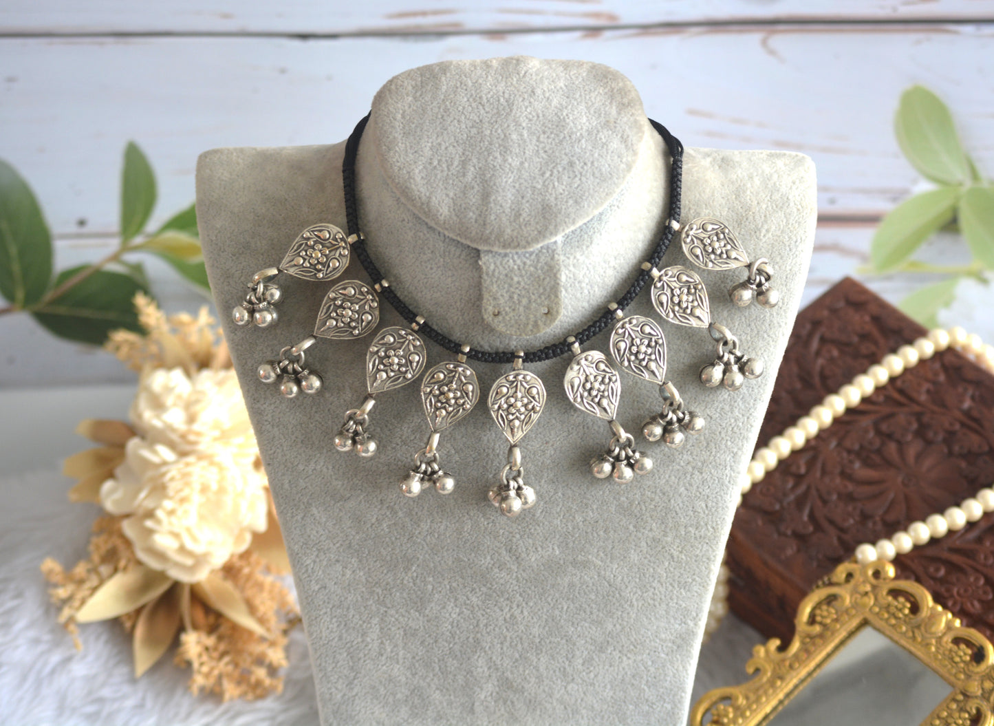 Upasana Sleek Brass Necklace