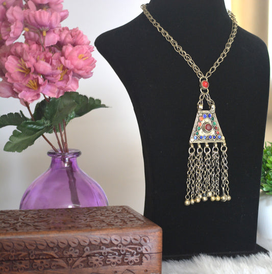 Somina Afghani Pendant Extendable Necklace