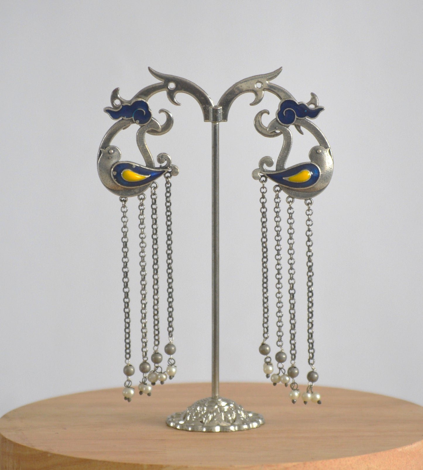Chidiya Hanging Stud Earrings Long