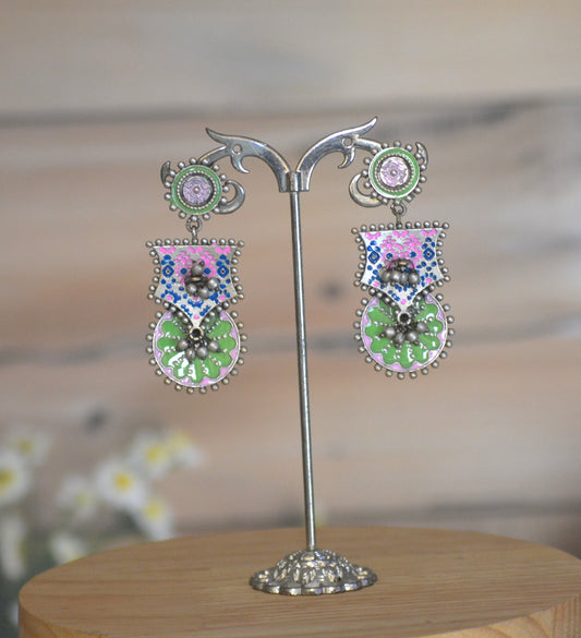 Shreya Handpainted Stud Earrings
