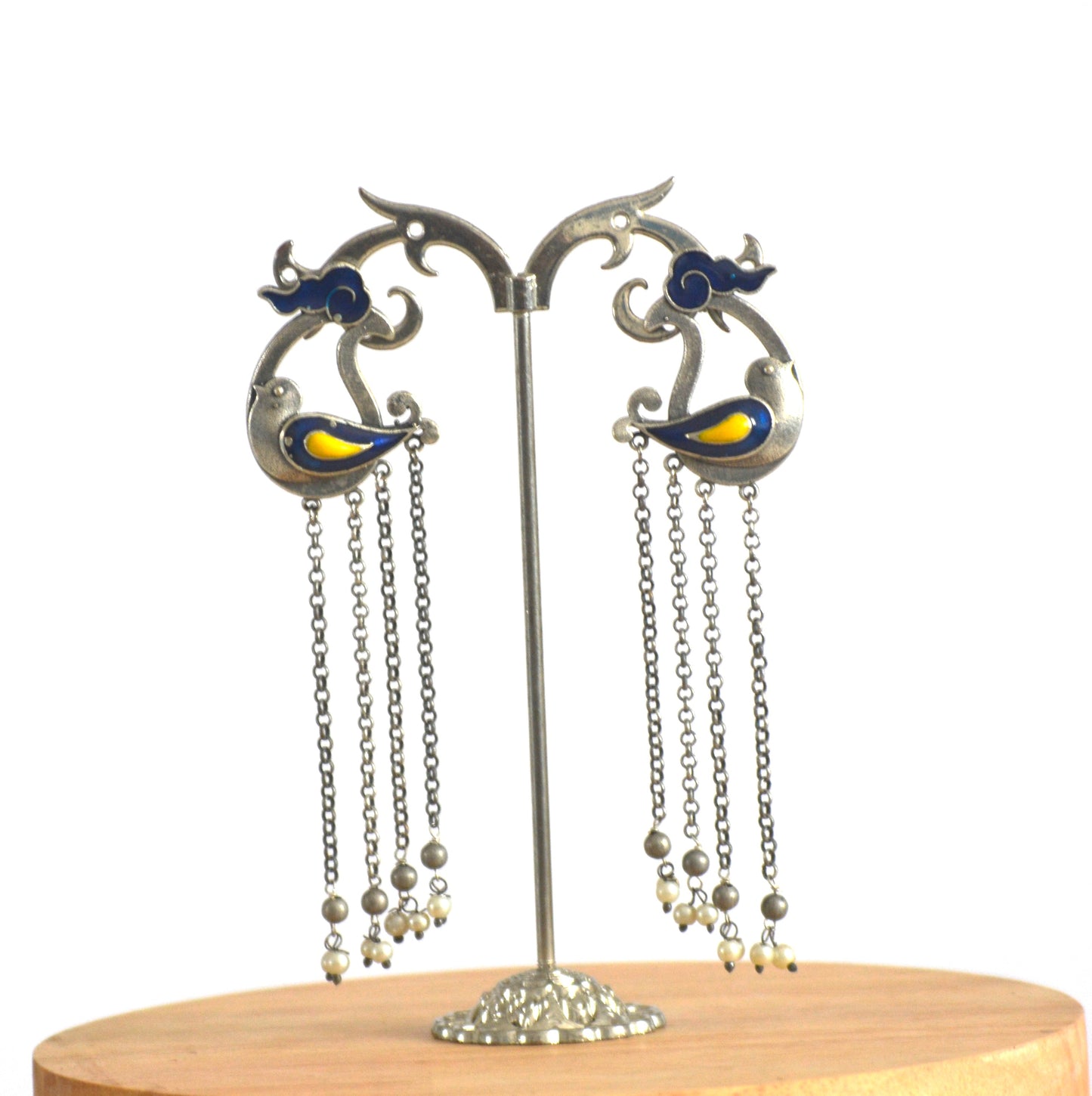 Chidiya Hanging Stud Earrings Long