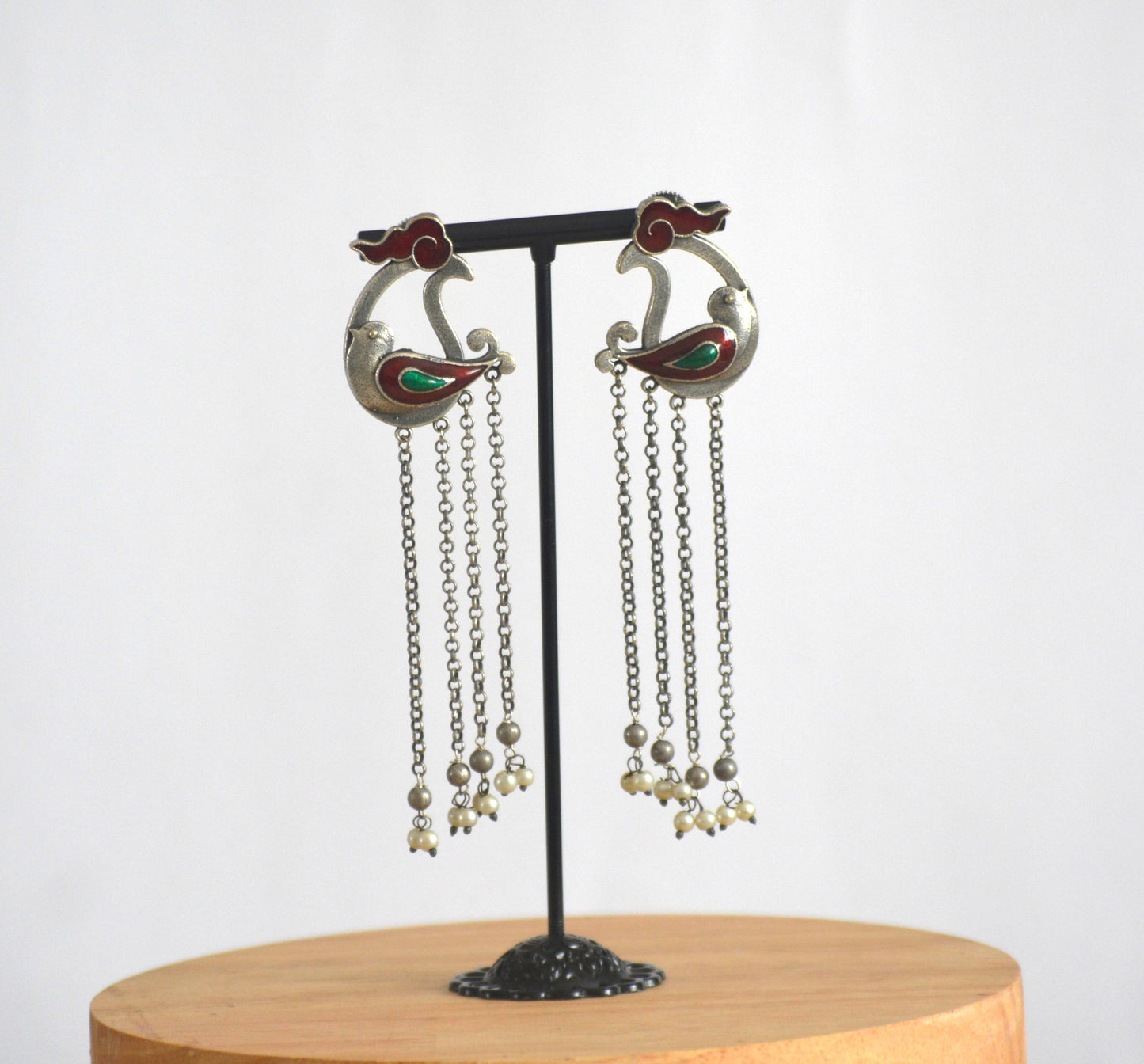 Chidiya Hanging Stud Earrings Long