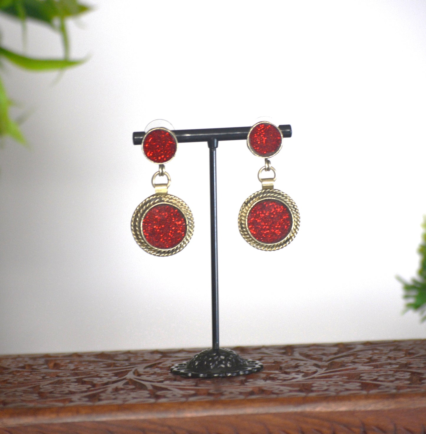 Namar Afghani Lightweight Stud Earrings
