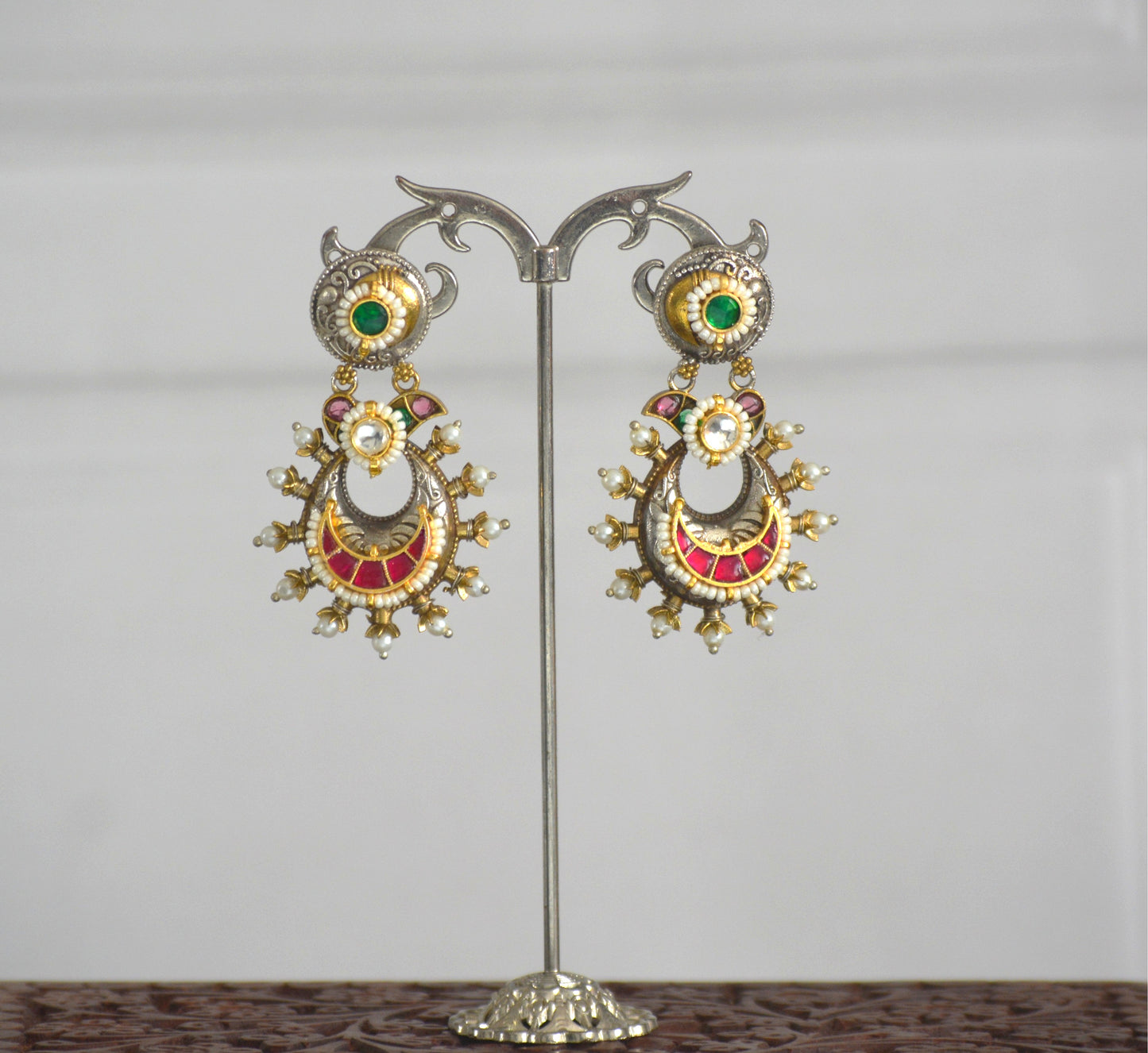 Pachi Kundan Earrings Sonia