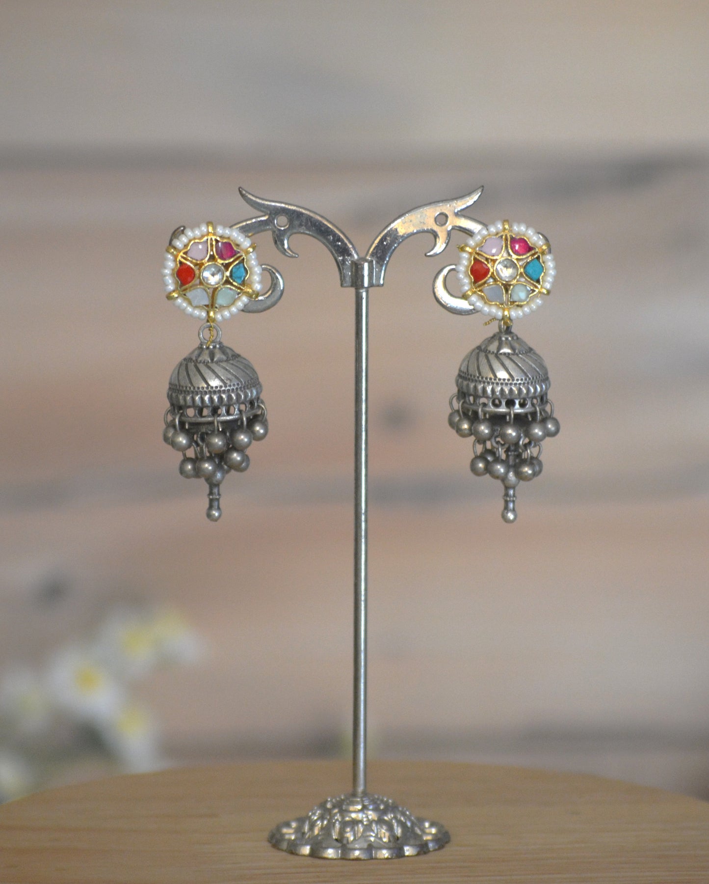 Gulzar Pachi Kundan Earrings