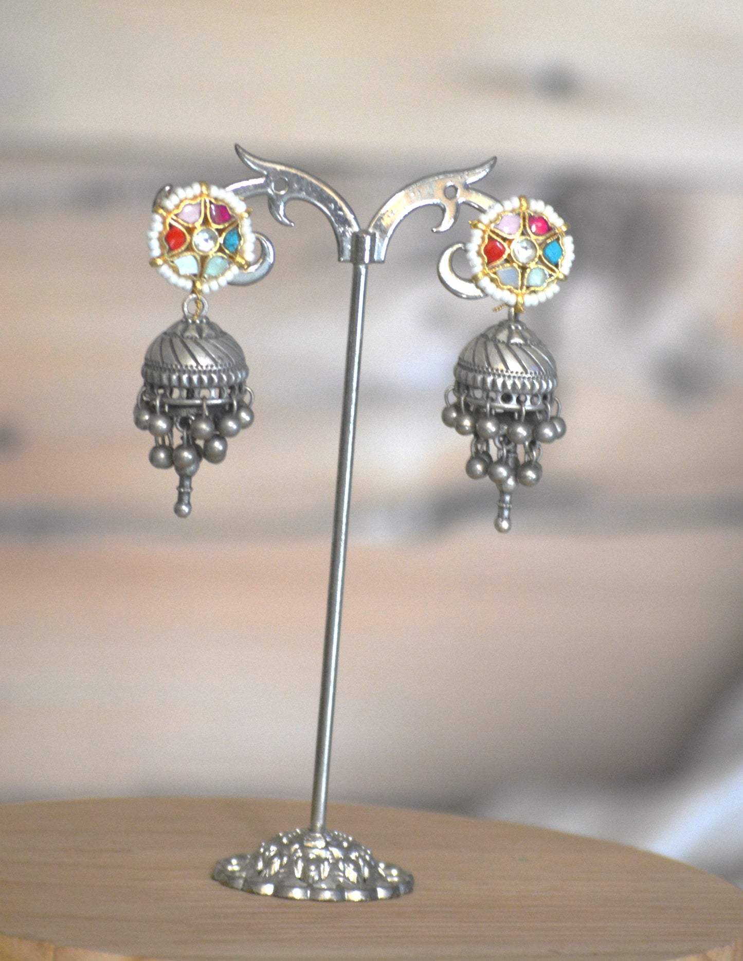 Gulzar Pachi Kundan Earrings