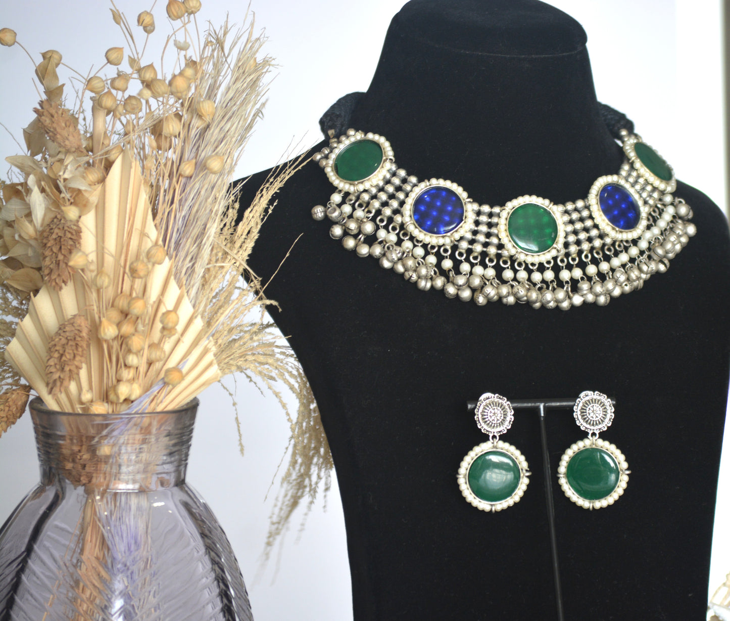 Siraya Stone Necklace Set