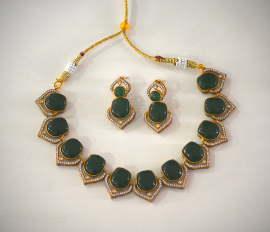 Sonal Cz Necklace Set