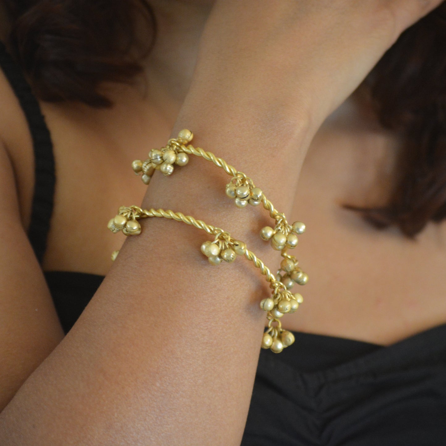 Golden Ghungroo Kada comes in a Pair of 2