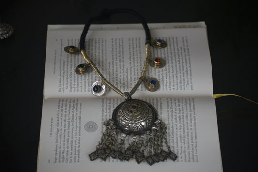 Afghani Big Pendant Necklace