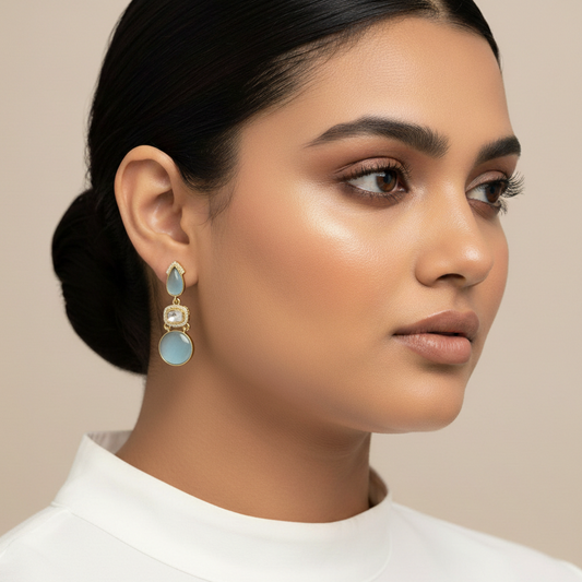 Jigya Lightweight Moissanite Earrings