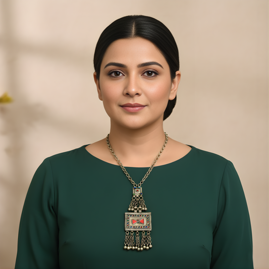 Mehtab Afghani Pendant Necklace Extendable
