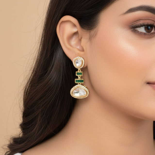 Misha Moissanite Earrings - Lightweight