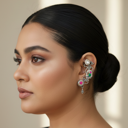 Nirali Designer Brass Small Earcuffs