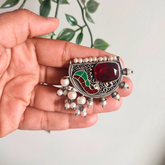 Chanda Stud Stone Earrings