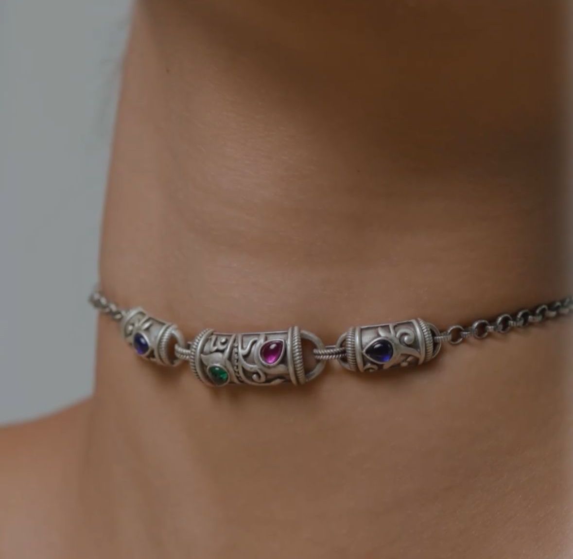 Suhani brass choker set