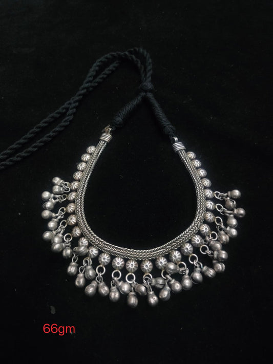 Aliya brass necklace