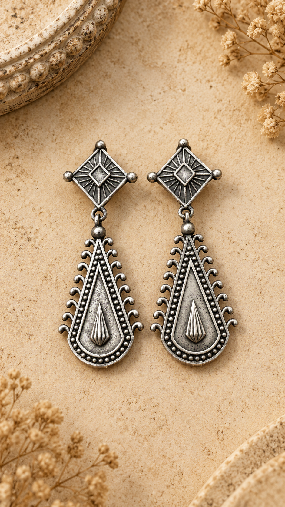 Mia Brass Earrings