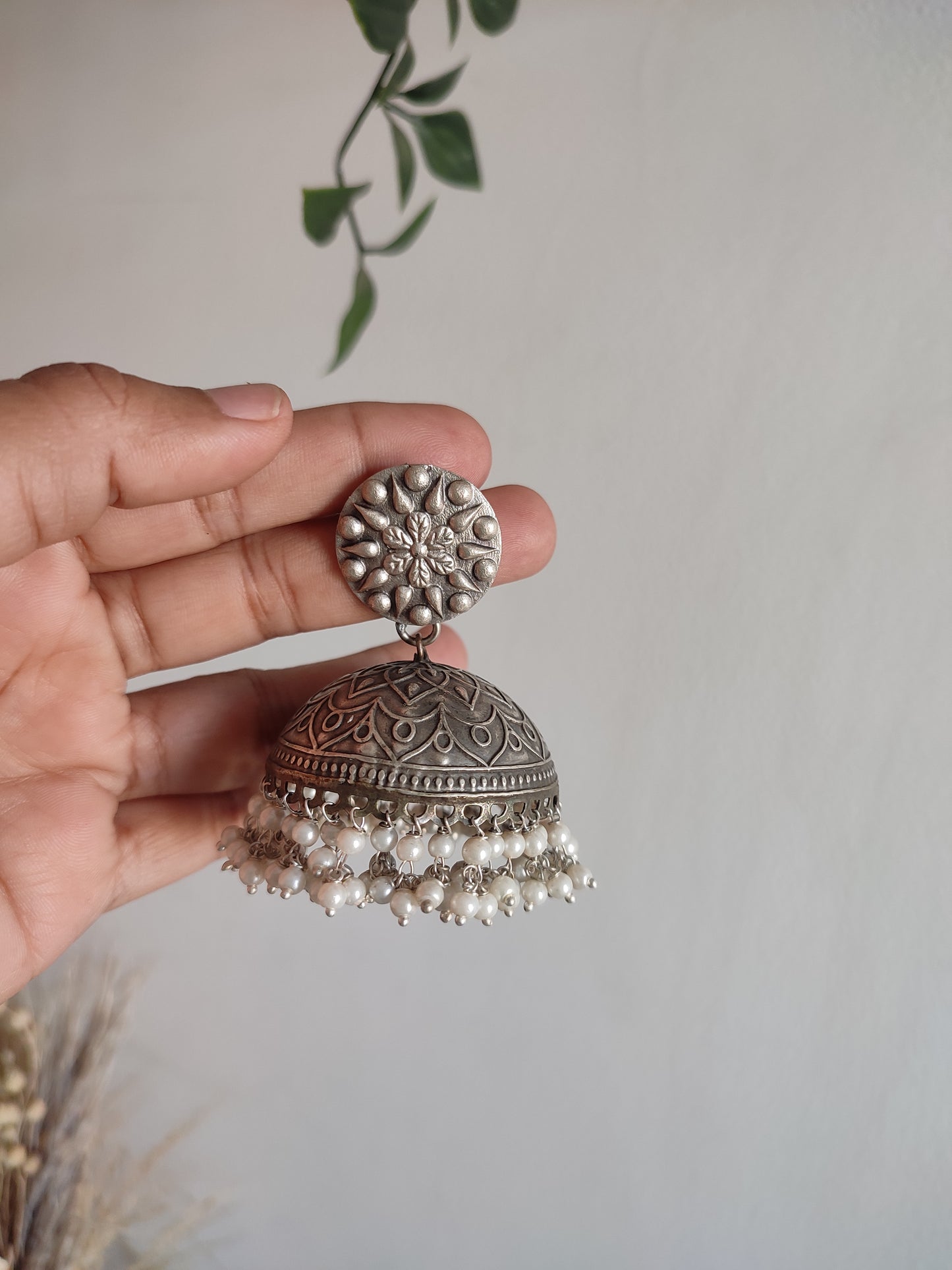 Muji Jumbo Jhumka Brass