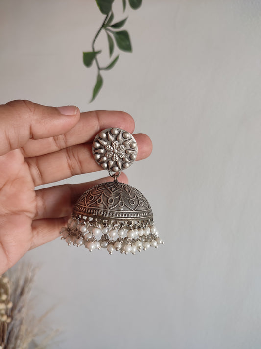 Muji Jumbo Jhumka Brass