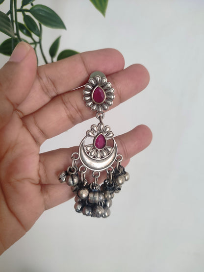 Sima Stone Brass Earrings