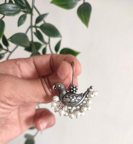 Bird stud drop Earrings