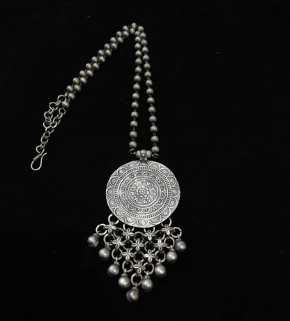 Mohini Brass Pendant Necklace