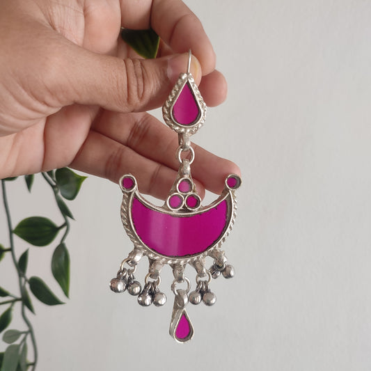 Muhima Glass Earrings Heavy