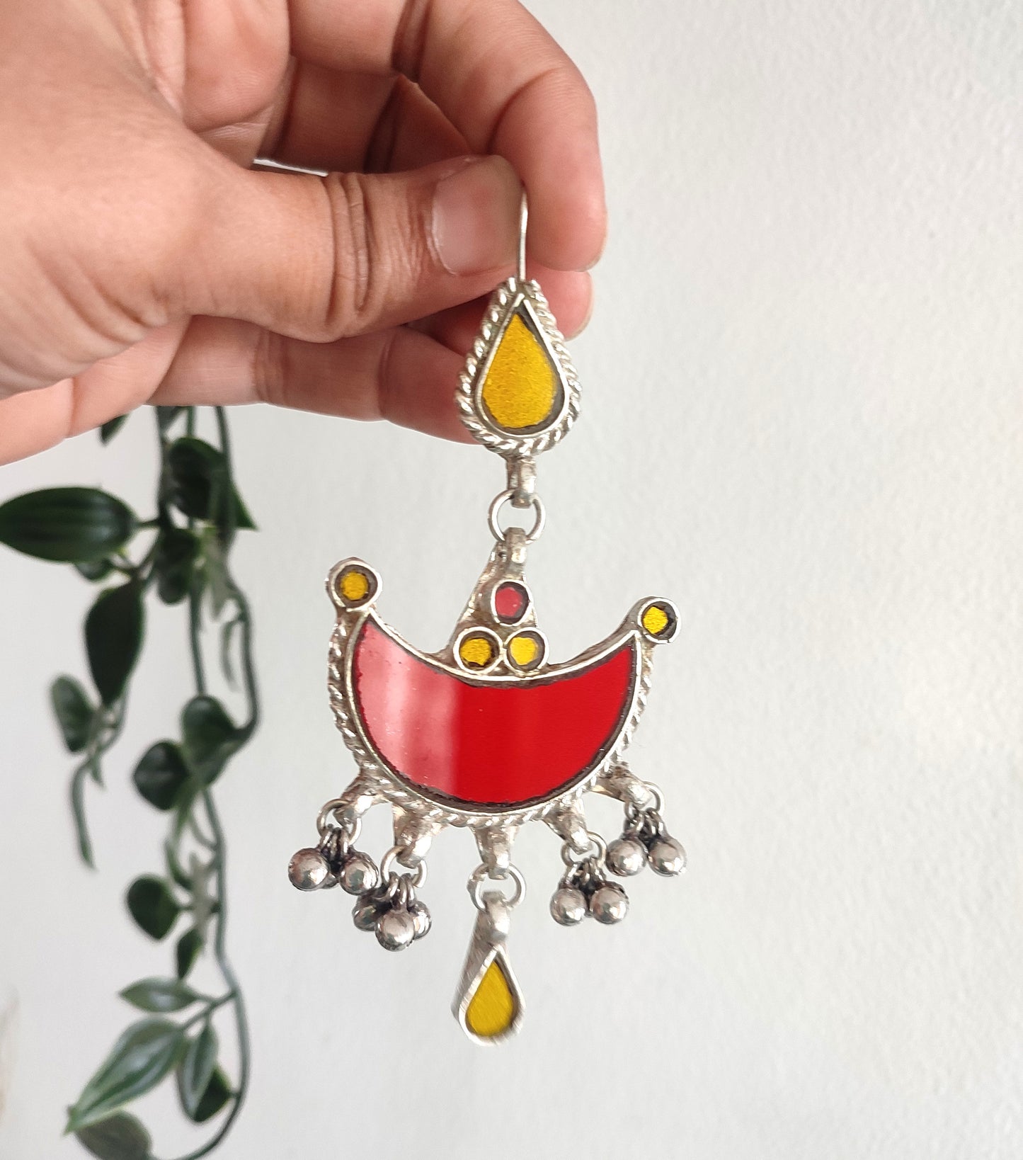 Muhima Glass Earrings Heavy