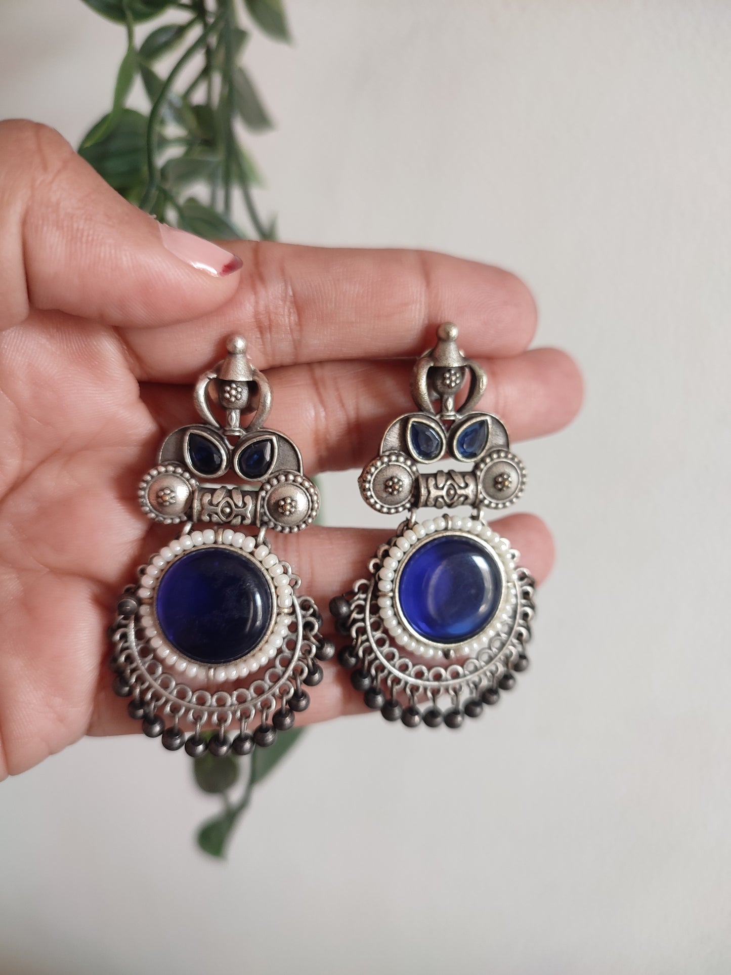 Anushree Stone and Brass Lightweight Earrings