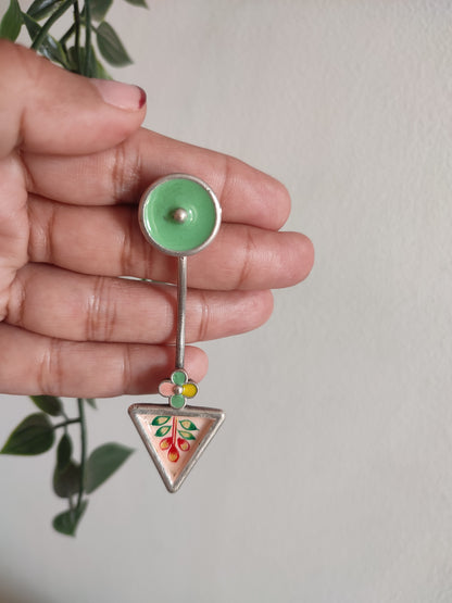 Manya handpainted drop unique style Stud Earrings